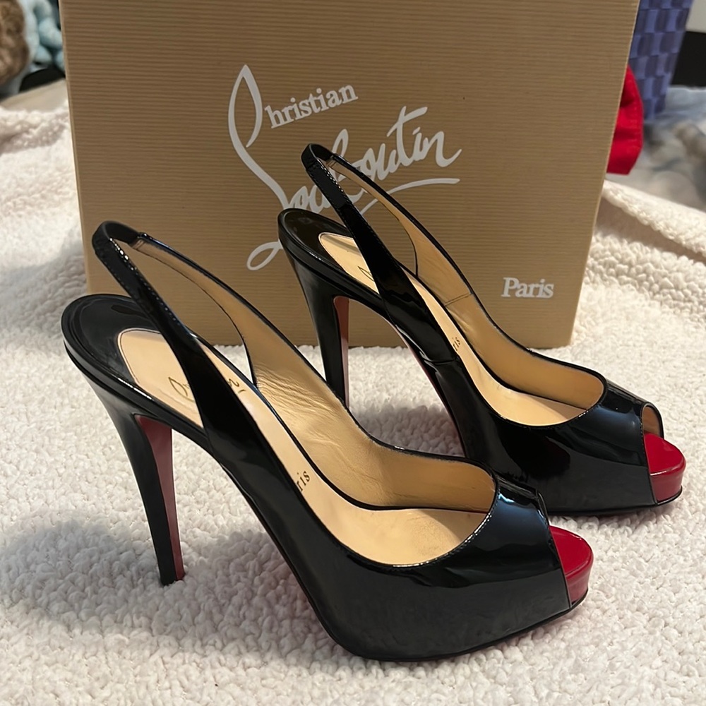 Christian Louboutin N Prive 120 Patent Calf